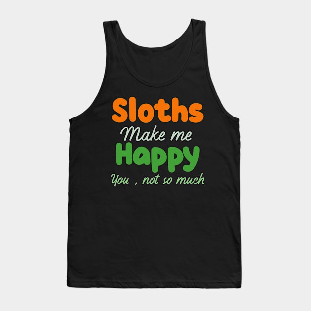 sloths Tank Top by Design stars 5